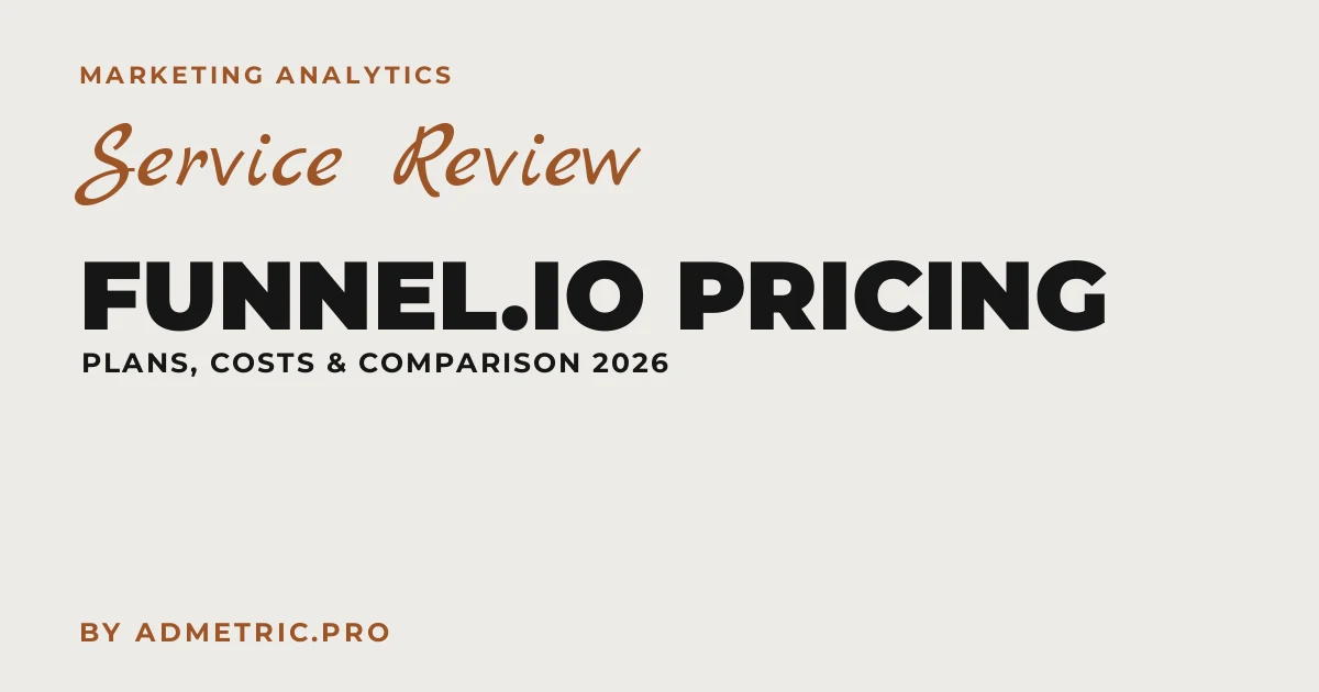 Review de precios de Funnel.io 2026: planes y costes comparados